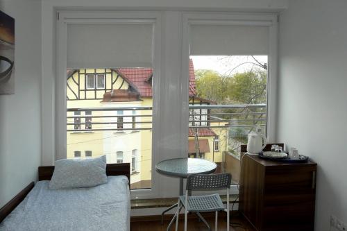 Postel nebo postele na pokoji v ubytování Amber House