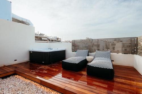 Posezení v ubytování Num Suites & Lofts Athens