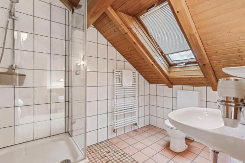 Koupelna v ubytování Hotel zum Erwin