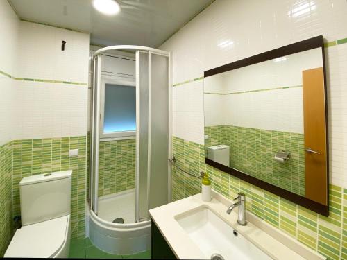 Koupelna v ubytování Apartamento privado. Calella