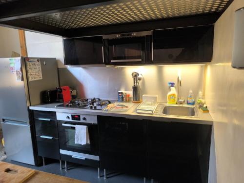 Kuchyň nebo kuchyňský kout v ubytování Appartement centre ville NIMES