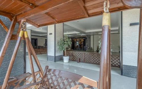 a view of the lobby of a building at THE OCEAN Pension in Sokcho