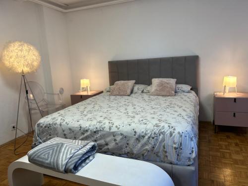 Katil atau katil-katil dalam bilik di Apartman Vigo