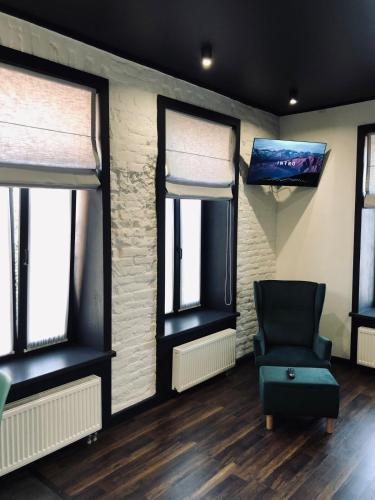 Χώρος καθιστικού στο Loft next to the city center