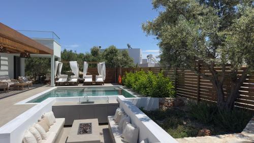 Villa Mourelo luxury villa in chania with private pool jacuzzi photo 2