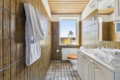 Koupelna v ubytování Hotel Ringkøbing