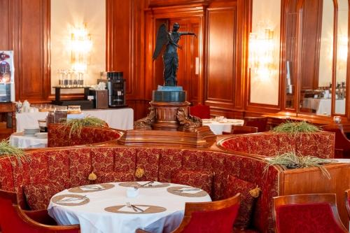 Χώρος καθιστικού στο Hotel Vittoria