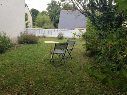 Сад в Appartement lumineux avec jardin à Amboise