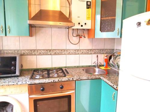 Η κουζίνα ή μικρή κουζίνα στο Apartment in the center