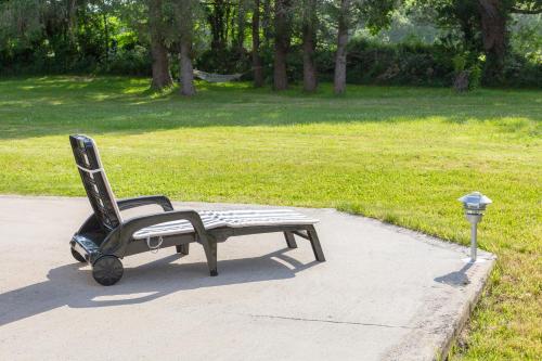 Jardín al aire libre en Gîte de la motte 2kms de la plage