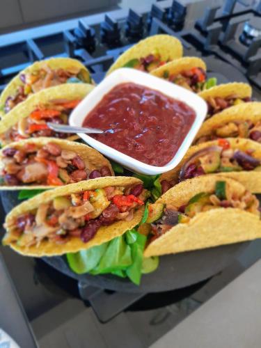 Mad på bed and breakfast-stedet eller i nærheden