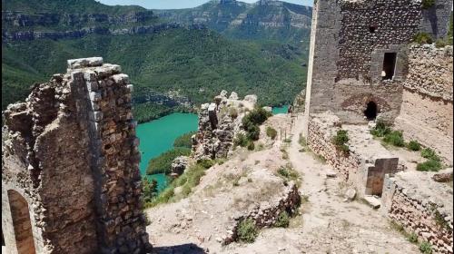 a view from the top of a mountain at Aer Rural Apartment - Casillas Valle de Ayora in Jalance