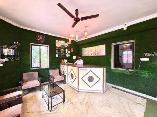 Zona de estar de Hotel Laxmi Residency