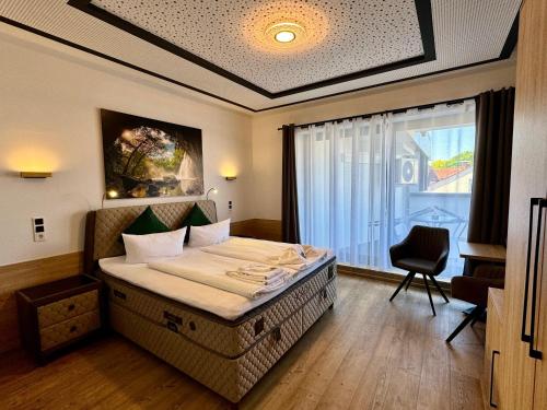 Postel nebo postele na pokoji v ubytování Hotel Montenegro