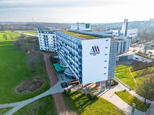 Budova, kde se aparthotel nachází
