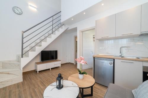 Η κουζίνα ή μικρή κουζίνα στο Anastasia Residential Complex