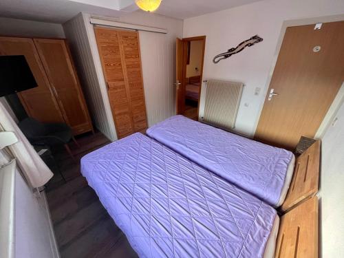 Postel nebo postele na pokoji v ubytování Pension Talblick