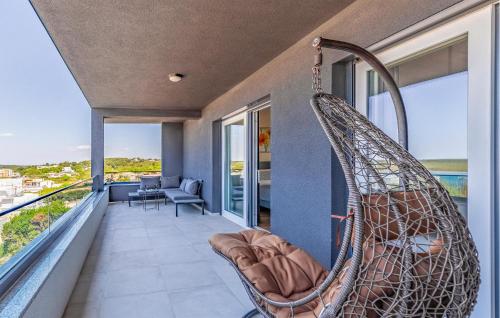 Μπαλκόνι ή βεράντα στο Cozy Home In Medulin With Sauna