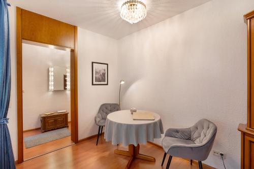 Cama o camas de una habitación en Ferienwohnung Wanderschön
