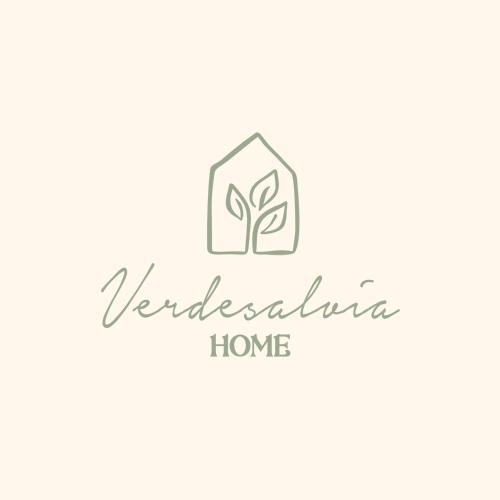 a sign for a house with a plant in it at Verde Salvia Home - Free park in Tavernerio