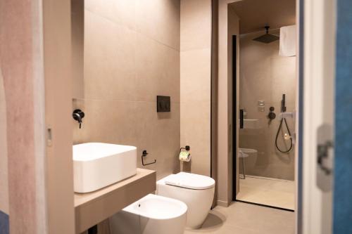 Koupelna v ubytování Didimos Town Hotel