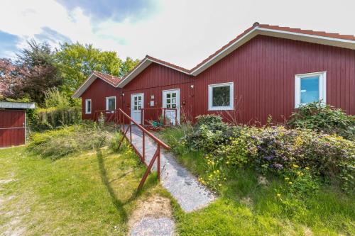 Taman di luar Ferienwohnung Saustrup