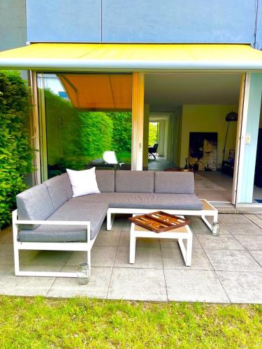 Posezení v ubytování Gästezimmer in Einfamilienhaus