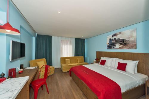 Postel nebo postele na pokoji v ubytování Taksim Istanbul Nis Hotel - Istiklal Street