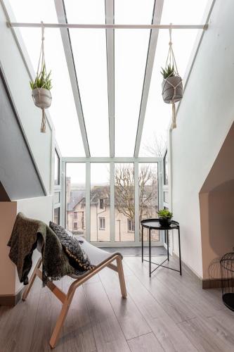 Χώρος καθιστικού στο Appartement L'observatoire