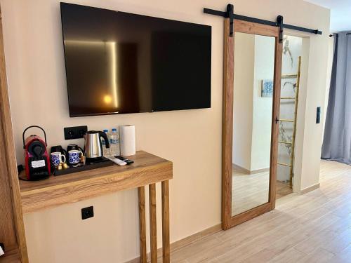 Tiện nghi pha trà/cà phê tại Agora Luxury Apartments Ioannina