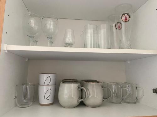 Køkken eller tekøkken på Sfeervol en gezellig gelegen appartement op Texel