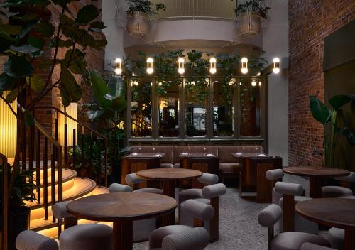 Un lugar para sentarse en Hotel Nelligan