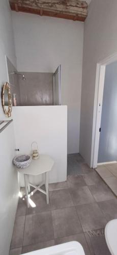 Ένα μπάνιο στο Klein Plaasjapie apartment- Hebron Guest Farm