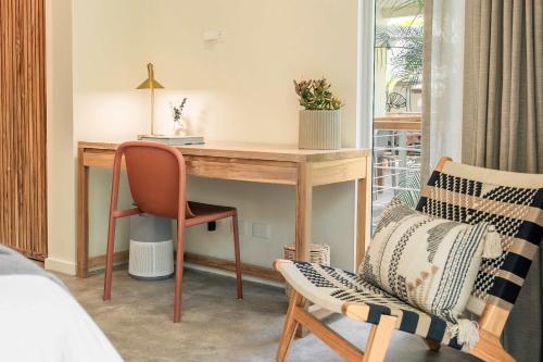 Кровать или кровати в номере Prana at Namaste Oasis Condo