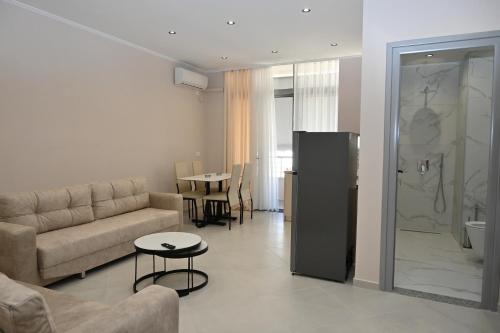 Χώρος καθιστικού στο Eleana's Apartament