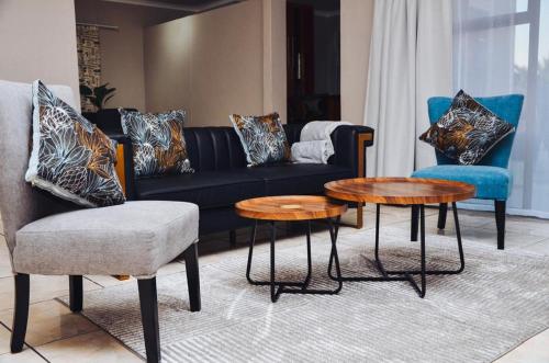 Posezení v ubytování Ainica Self Catering