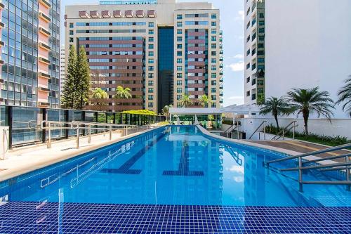 Πισίνα στο ή κοντά στο Athos Bulcão Hotel em Brasília 91471