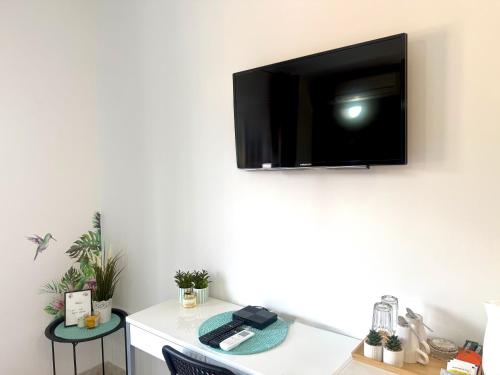 TV a/nebo společenská místnost v ubytování Apartments Ana & Ita