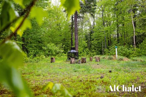 Taman di luar Renard de Charlevoix - detente en foret avec spa