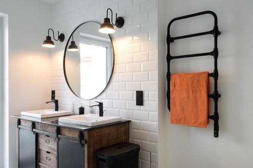 Koupelna v ubytování Ferienwohnung Industrial Style