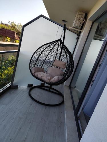 Andreea Apartamentにあるバルコニーまたはテラス