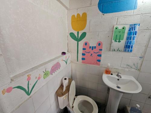 Koupelna v ubytování Casa San Carlos I