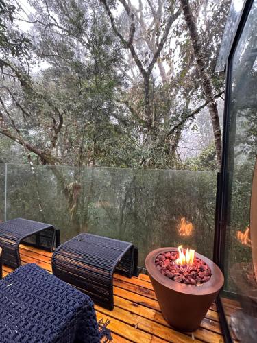 Taman di luar Cabanas Araucária