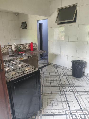 Dapur atau dapur kecil di Conexão conforto