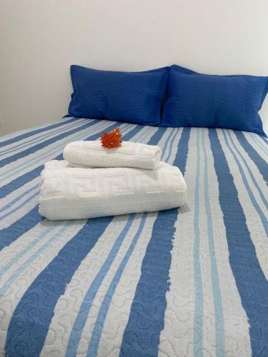 Ένα ή περισσότερα κρεβάτια σε δωμάτιο στο Apartamento dois quartos a 5 min da Rodoviária