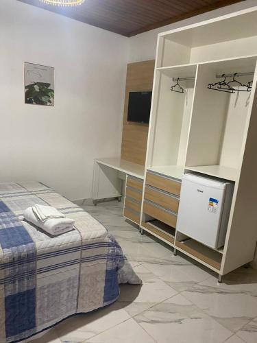 Postel nebo postele na pokoji v ubytování Pousada Paraíso