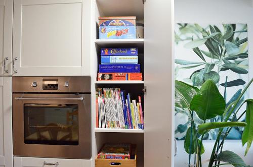 Kuchyň nebo kuchyňský kout v ubytování Wintergarten Wohnung mit Feldblick