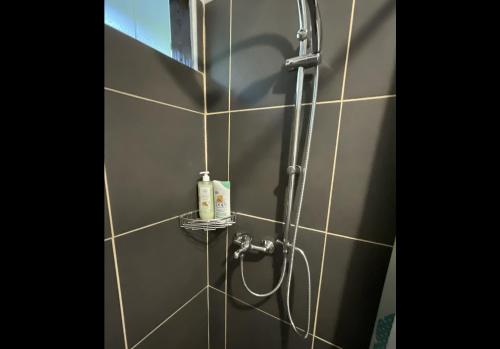 Koupelna v ubytování Bora Bora Vairupe lodge