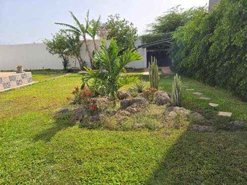 Ein Garten an der Unterkunft KËR YAYE FATOU - Toubab Dialaw