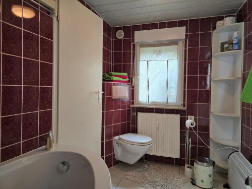 Ένα μπάνιο στο Ferienhaus ODIN